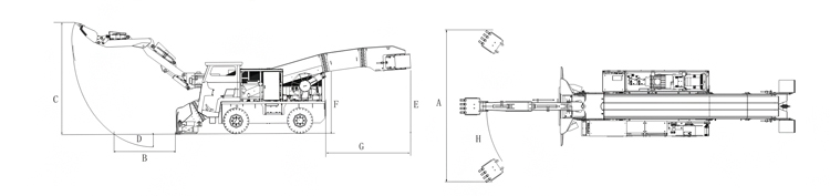 LWT-150 اللوادر ذات العجلات